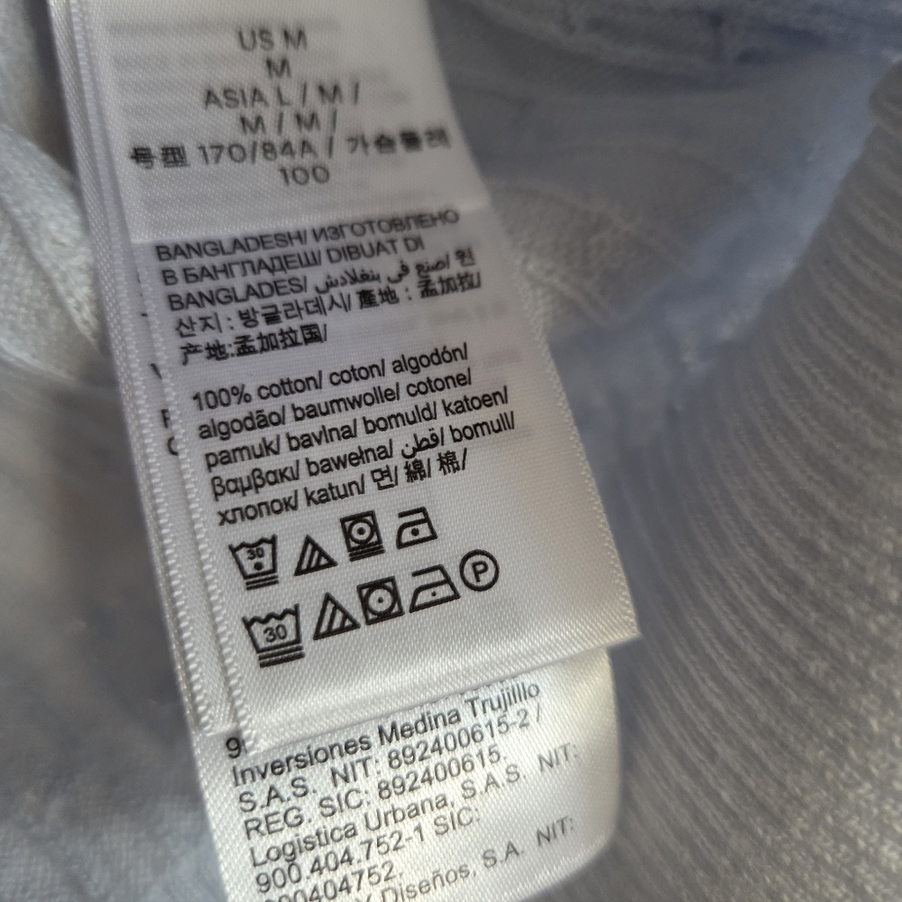 NWT WOMENS CALVIN KLEIN LIGHT WATER BLUE COTTON KNIT PULLOVER SWEATER MEDIUM - Picture 5 of 5